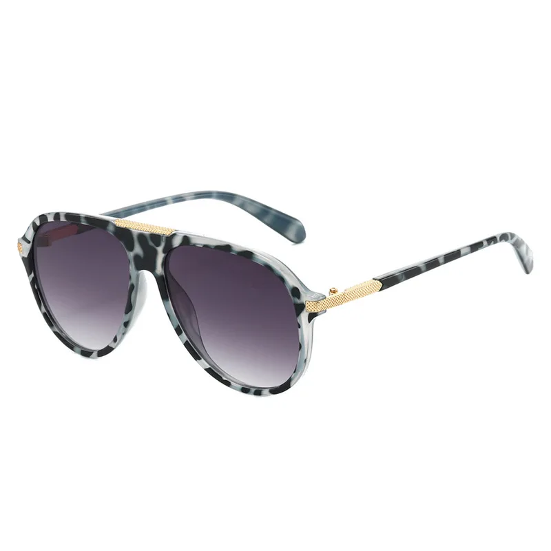 Fashionable large-framed aviator sunglasses for both men and women, trendy aviation-style sunglasses