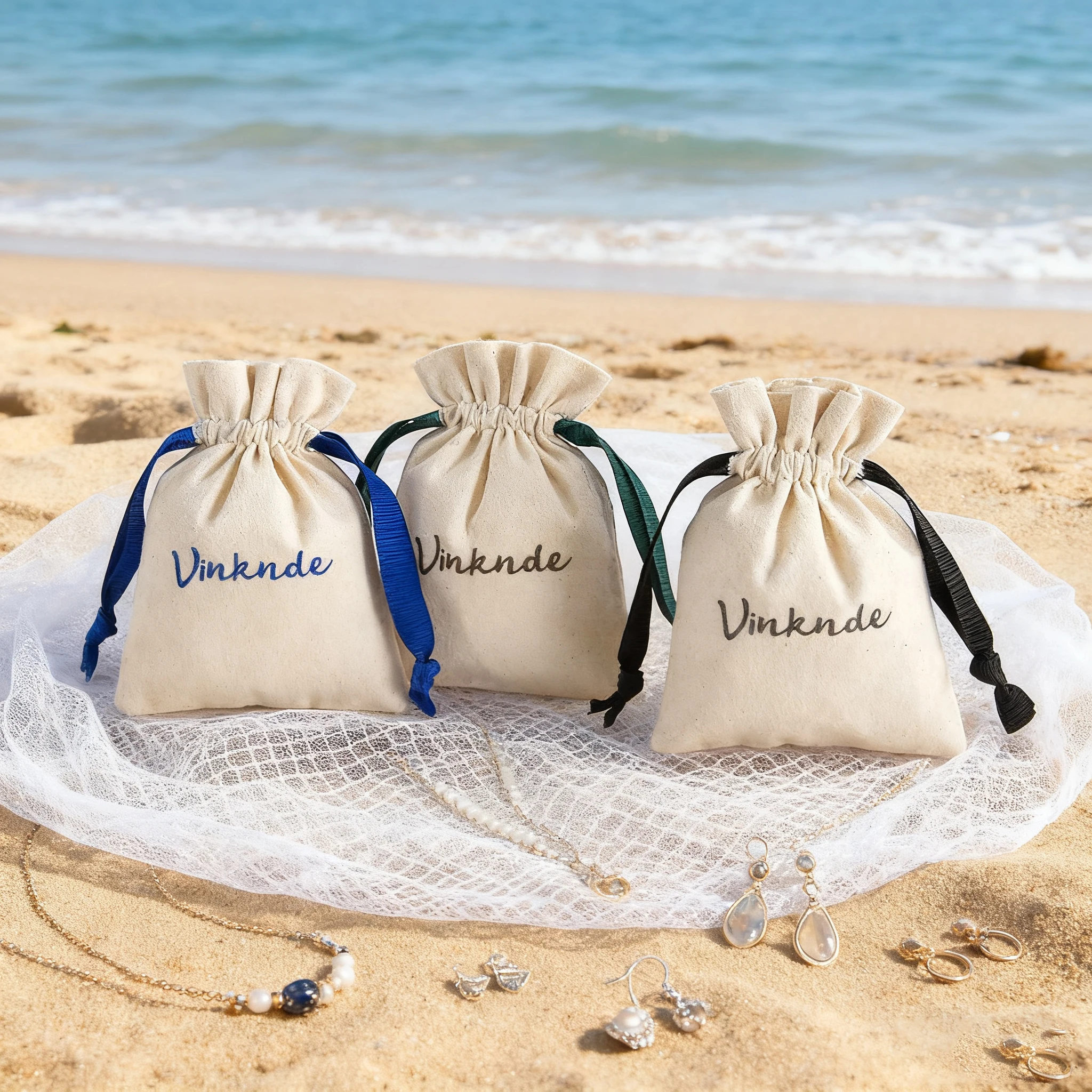 

Органический муслин с принтом логотипа на заказ, маленькая тканевая упаковка для ювелирных изделий, холст, хлопок, сумка на шнурке для сережек, кольцо, конфеты