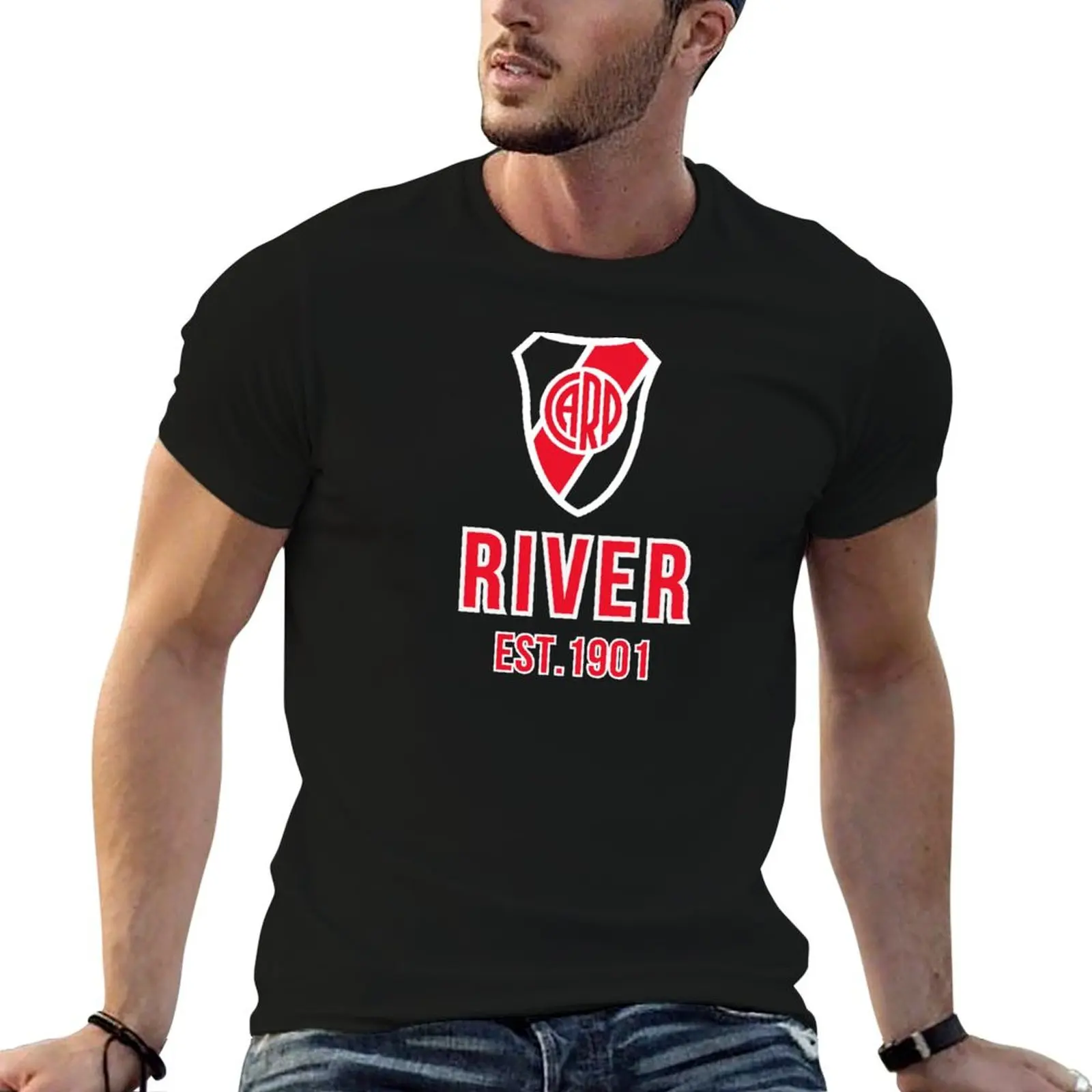 

River Plate T-Shirt cotton tshirt 100% cotton t shirts high quality T-Shirt