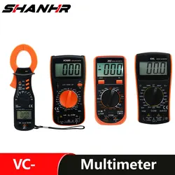 SHANHR Large Screen Digital Multimeter LCD Multimeter AC DC Voltmeter Resistance Capacitance, Diode, Triode, Continuity Tester