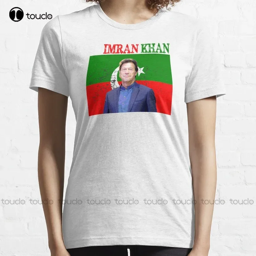 In Imran Khan We Trust Pti Party Flag Vintage Classic T-Shirt Boys' Tops, Tees & Shirts Digital Printing Tee Shirt All Seasons