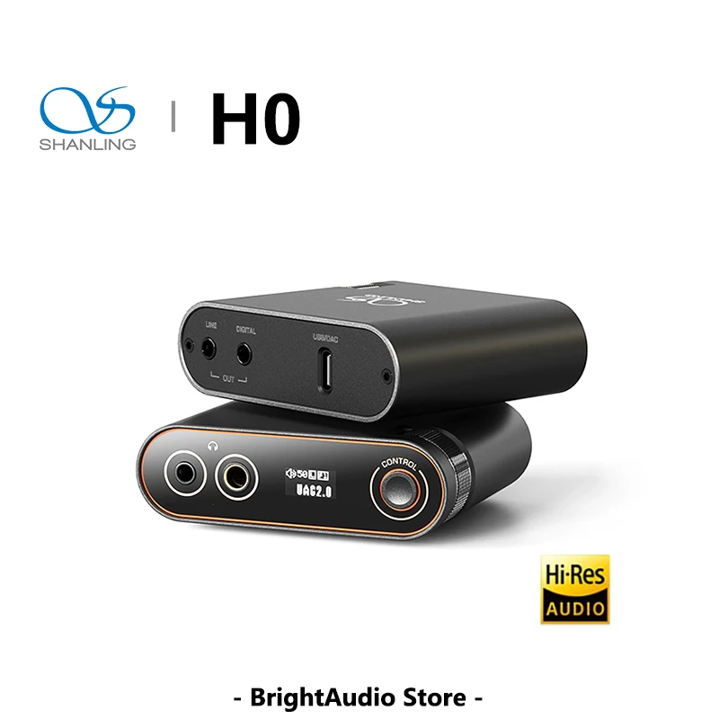 SHANLING H0 Protable Mini Desktop DAC AMP Headphone Amplifier CS43198 SGM8262 Hi-Res Audio PCM768 DSD256 3.5mm 4.4mm