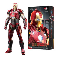 Genuine ZD Marvel Toys 1:10 Iron Man Tony Stark battle suit Armor Mark16 Nightclub Action Figure PVC Model Collect