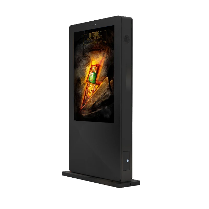 Waterproof Android WIFI Outdoor Digital Signage Displays 55'' HD 2000 Nit AD Player