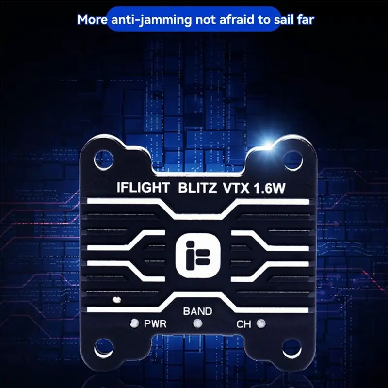 FBIL-Iflight BLITZ 1.6W VTX FPV Video Transmitter High Power, Long Distance, 25Mw To 1600Mw