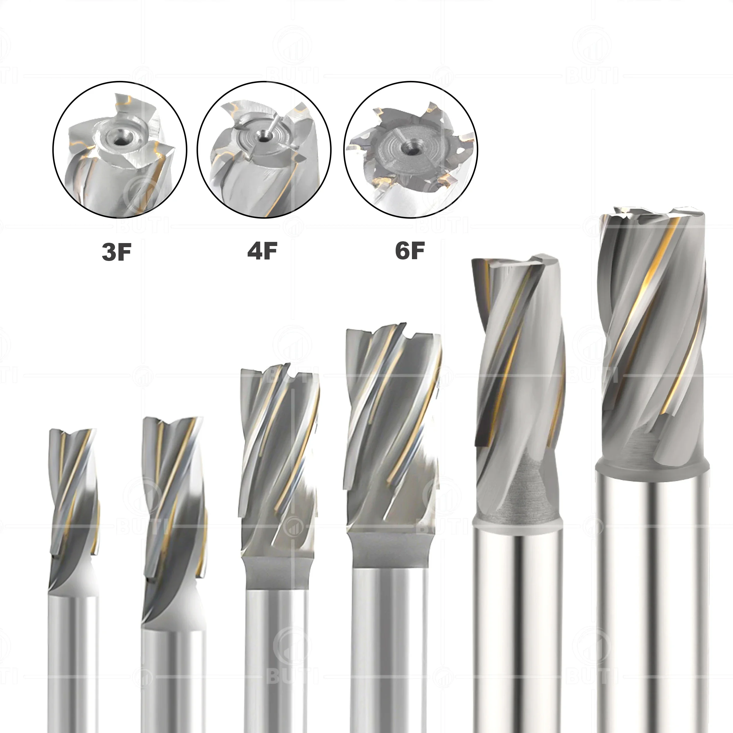 DESKAR 100% Original CNC Lathe Tools BK10 BK30 12x26x87-F3-M12 Inlaid Alloy Embedded Straight Shank Spiral Milling Cutter Part image 4