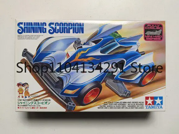 

Оригинальная модель автомобиля Tamiya 4WD 95439 Sweeping Machine Gun XTO Blue FMA на шасси с прозрачным мягким корпусом, коллекционная игрушка