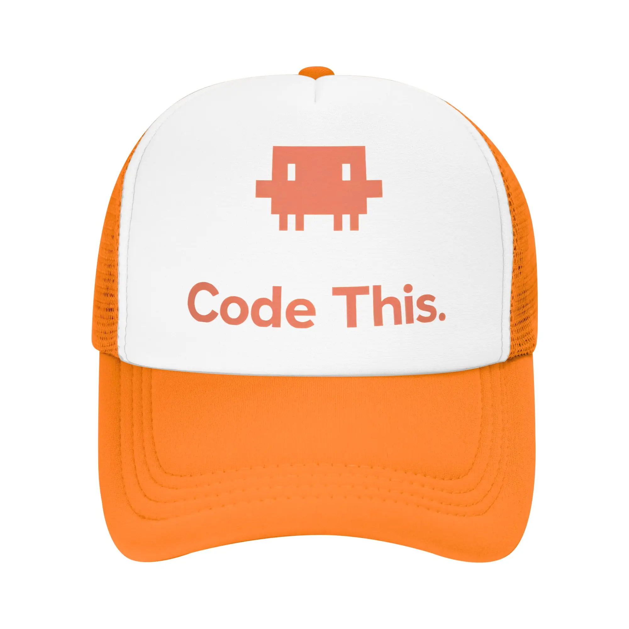 Claude Code Foam Trucker Hats Men Women Summer Breathable Mesh-Back Golf Hat Cap Stylish Sun Hat Adjustbale