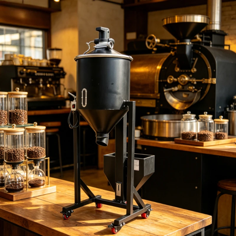 Customized Commercial Stainless Steel Coffee Bean Destoner 220V, 200-300kg/h High Efficiency Stone Remover 99.9% Separation Rate