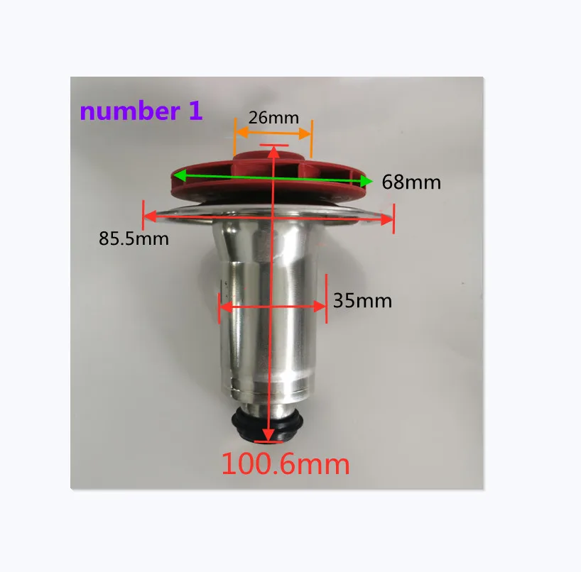 Smyth Norco striker Tops Chuangert Norco small squirrel Oneng wall-hung boiler water pump rotor impeller accessories