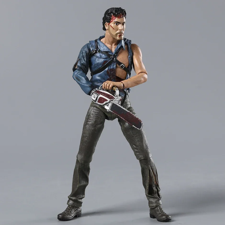 NECA Evil Dead White Variant Box Dead By Dawn Ultimate Ash PVC Figure Action Figurine Collectible Model Toy