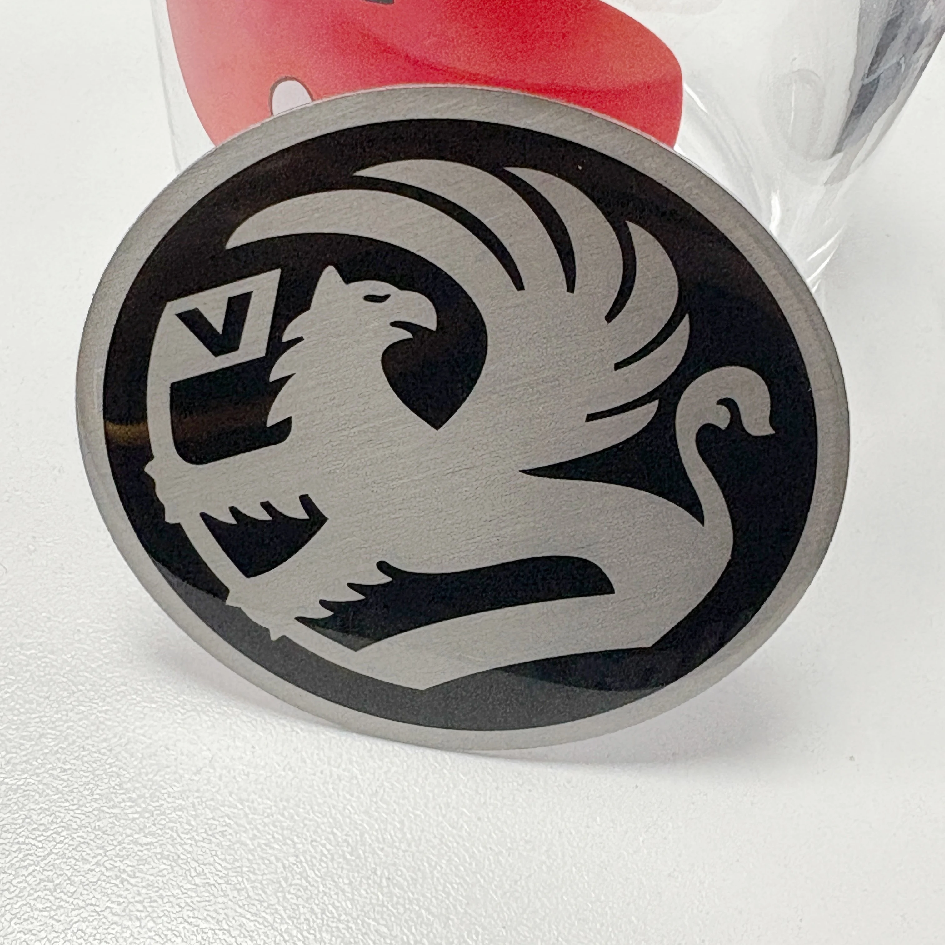 

Vauxhall Griffin Metal Emblem Fits Calibra Front V Grille Badge Apply To Wheel Centre Cap 73MM Badge