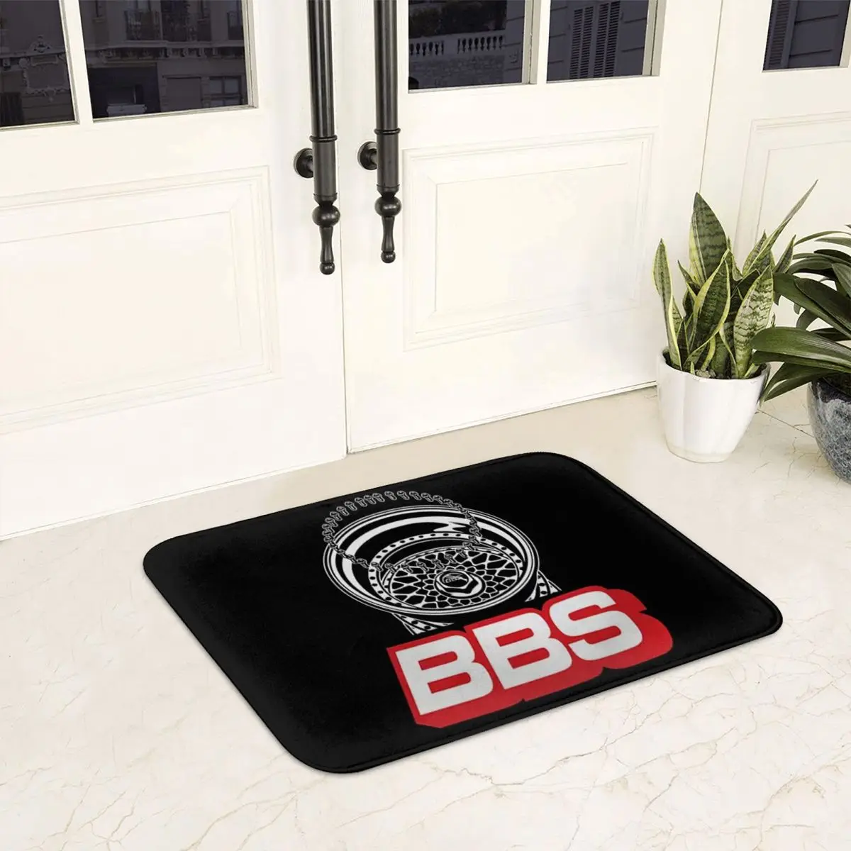 BBS Wheel HubHallway Anti-slip Doormat Floor Mat Durable Carpet Rug for Kitchen Entrance Home Bathroom Living room Footpad Mats