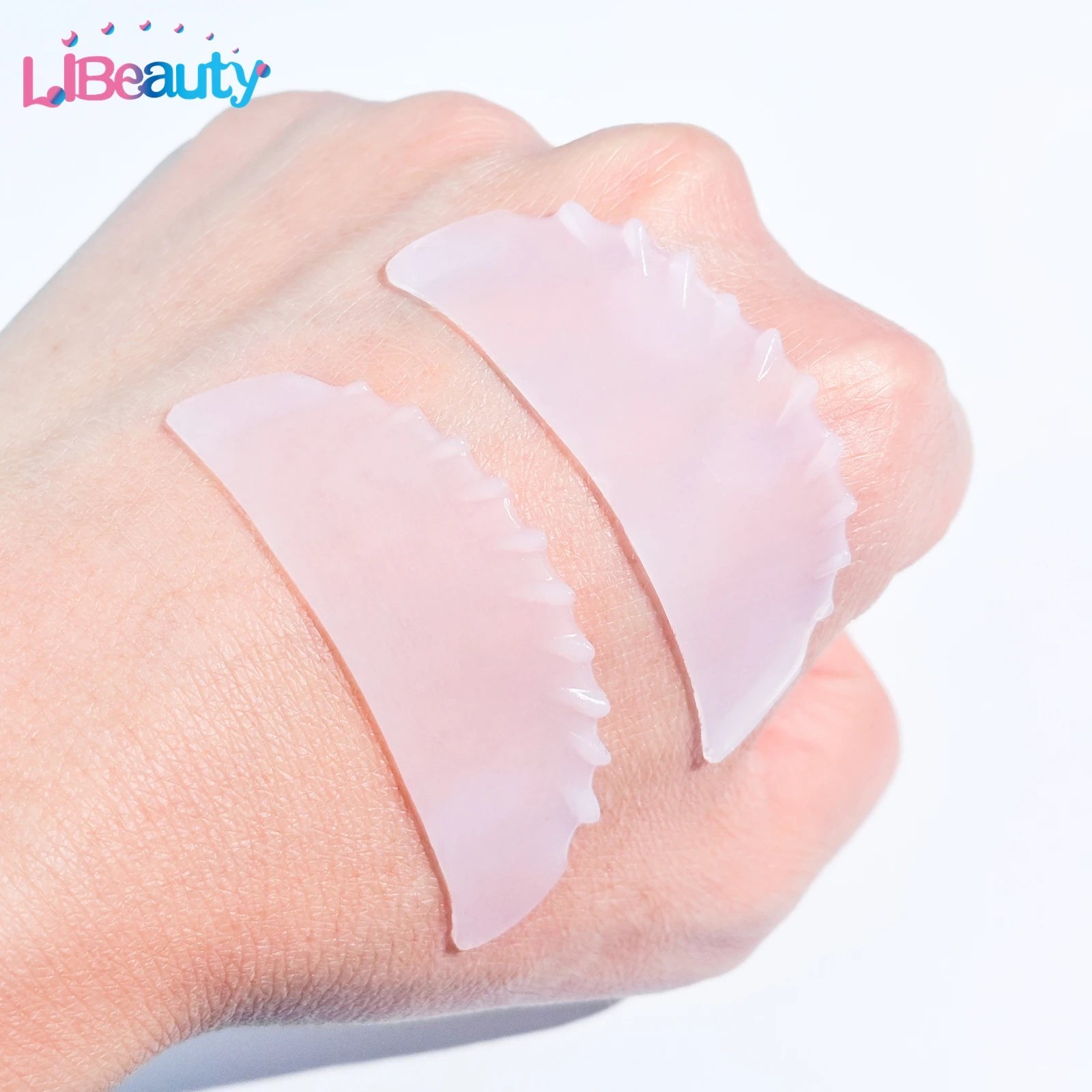 Libeauty Neu 2er-Set Wimpernweichmacher-Pads Silikon Wimpern-Lifting-Pads Wimpernstäbchen Schutzschilde Wimpern-Lifting-Zubehör Make-up-Tool – Detail 4