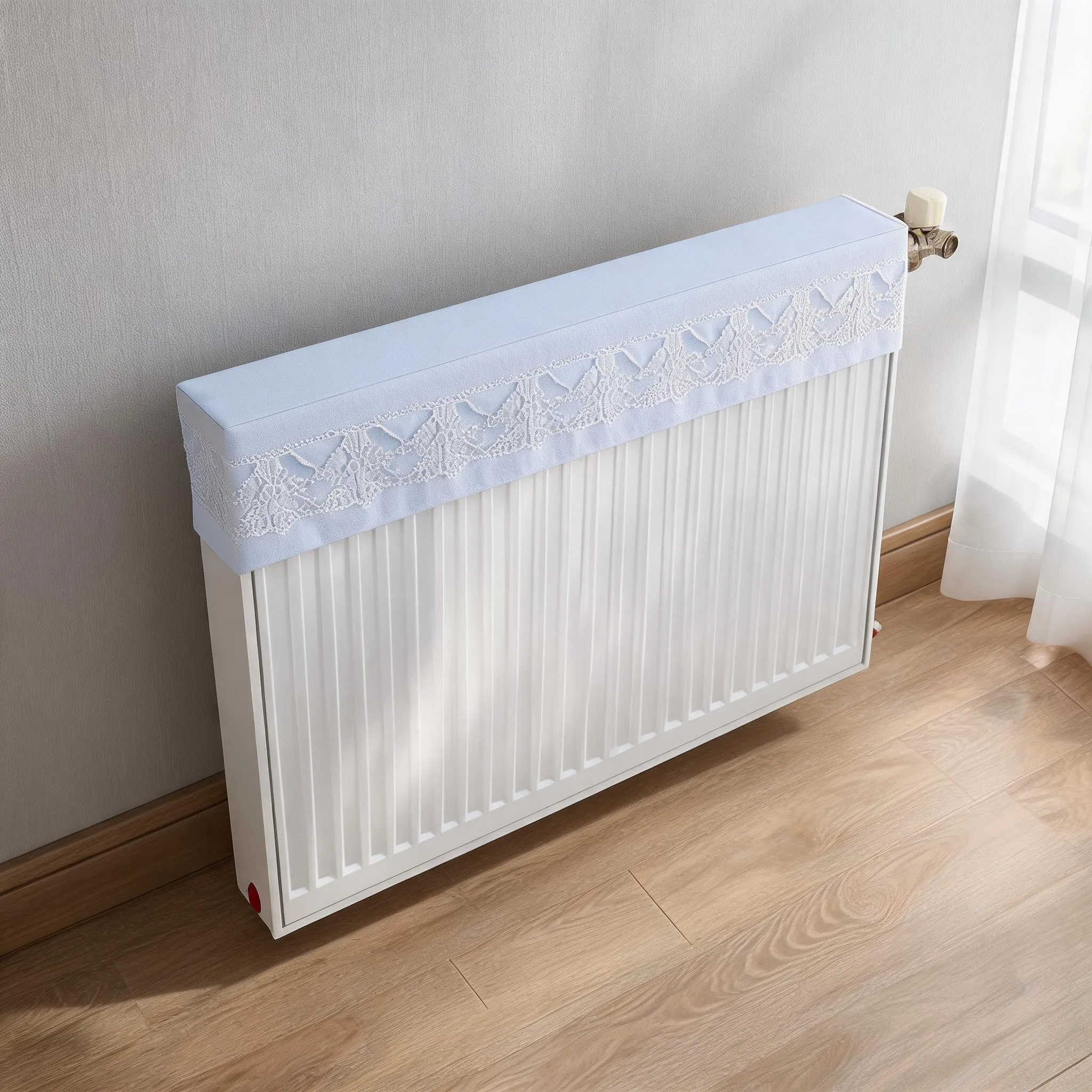 Home Radiator Dust Cover Old Fashioned Cast Iron Radiator Cover Decorative Cover Dust Protection Simple Installation Easy Care