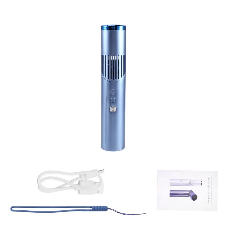 

BFYL Desktop Handheld Neck Hanging Lipstick Portable Turbo Fan High-Speed Multifunctional Mini USB Travel Fan