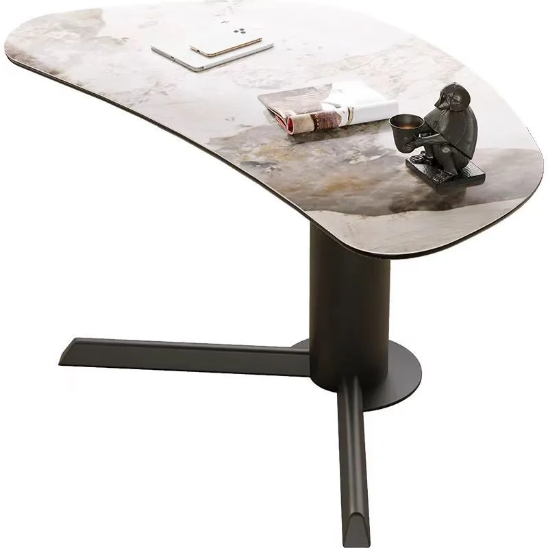 

Small apartment slate designer ash wood computer desk household solid wood desk writing table bedroom desk