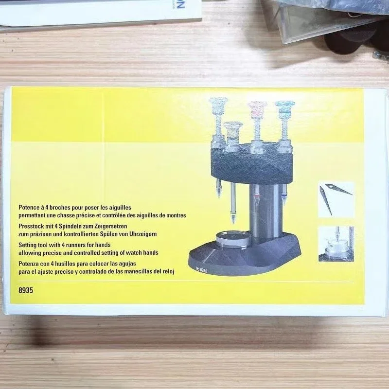 

Watch repair tool, needle machine, four-head needle loader