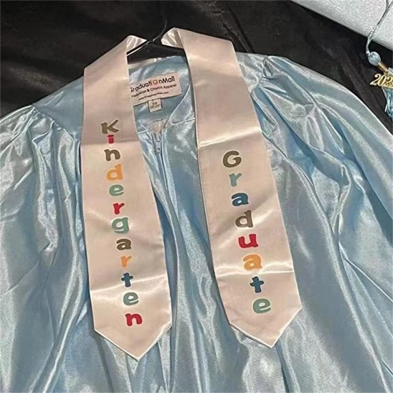 5asd 130x9.5cm Mùa tốt nghiệp unisex Kid tốt nghiệp sash cho các trường mẫu giáo