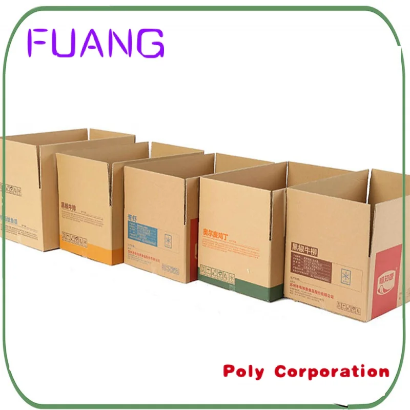 Yongjin China Groothandel Op Maat En Gedrukt Logo Transport Mailing Verhuizen Verpakking Cartopacking Box Voor Kleine Bedrijven