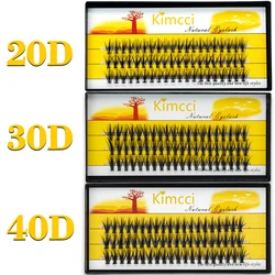 20D/30D/40D/50D 60 Bundles Mink Eyelashes Extension Natural 3D Russian Volume Fake Lashes Individual Cluster Makeup  Tools Cilia