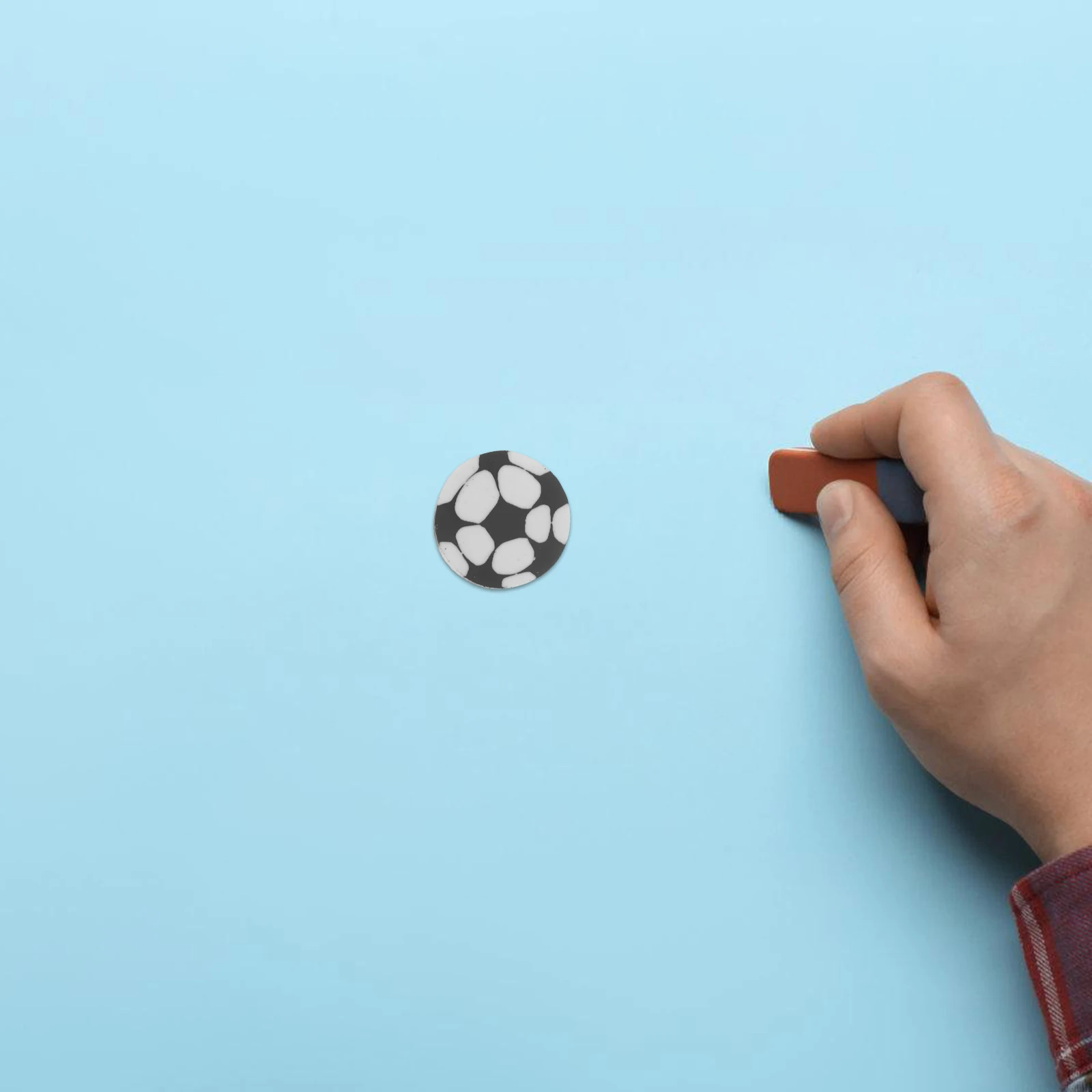 

20pcs Football Eraser for Kids Mini Soccer Cute Cartoon Reward Classroom Party Favors School Supplies for Students