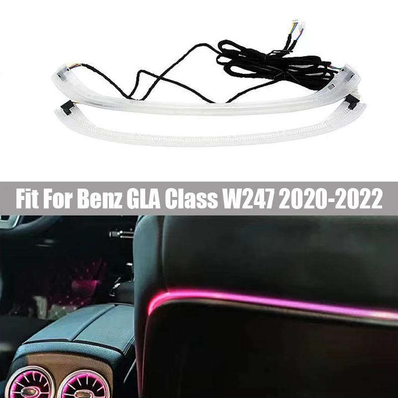 

64 Color Colorful Backrest Atmosphere Light Suitable for Mercedes Benz GLA-Class W247 2020 2021 2022