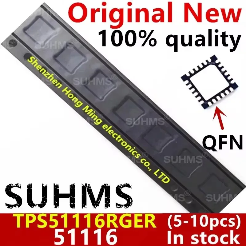TPS51116RGER TPS51116 PS51116 51116 TPS51124RGER TPS51124 51124 QFN-24, 100% novo, 5-10 pcs
