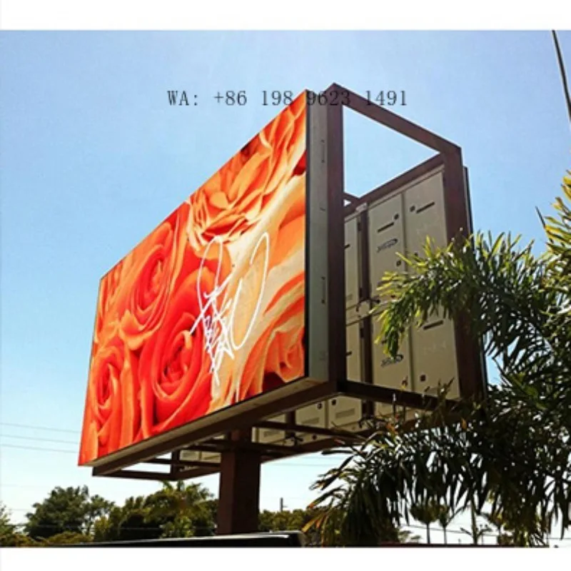 P4 P5 P6 P8 P10 Outdoor LED Billboard High Brightness Waterproof Fixed HD Digital Signage Advertising Video Wall Screen
