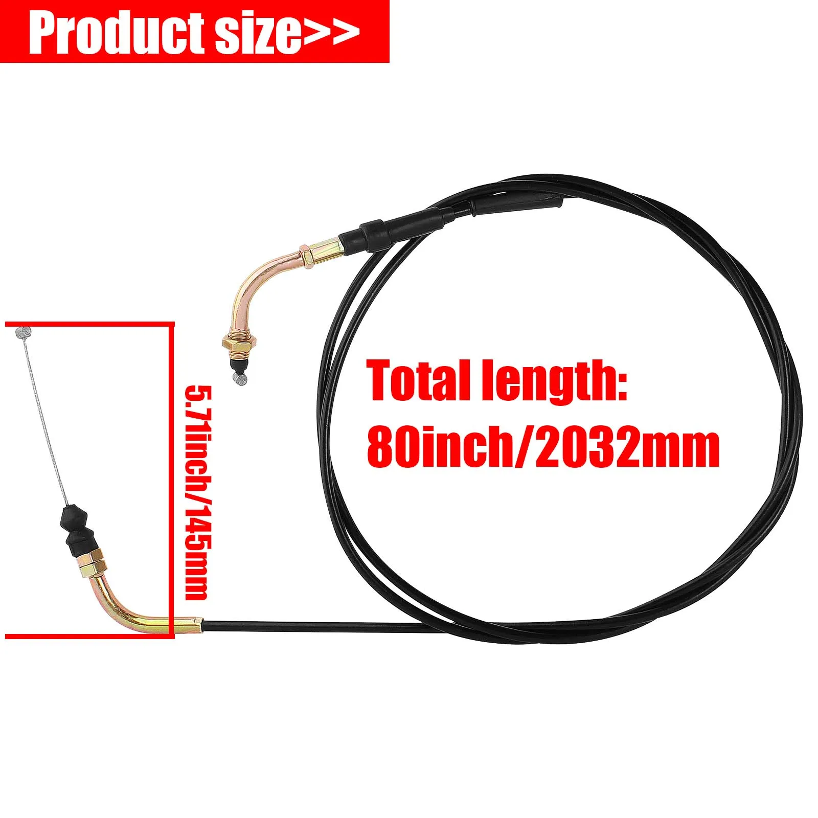 Throttle Gas Cable for GY6 50cc 80cc 90cc 110cc 125cc 150cc - 250cc 139QMB 1P39QMB 152QMI 157QMJ Chinese Scooter Motorcycle ATV