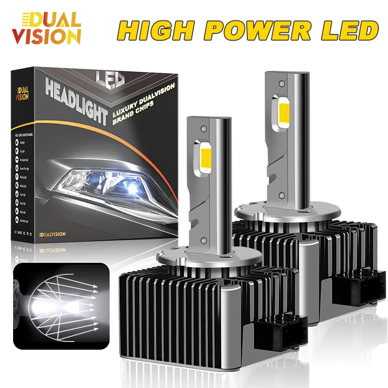 

Мощная светодиодная фара HID серии D1S D3S D D2S D4S D1R D3R D2R D4R Canbus Лампы Автоматические фонари Лампа для автомобильных фар 2 шт. Plug & Play