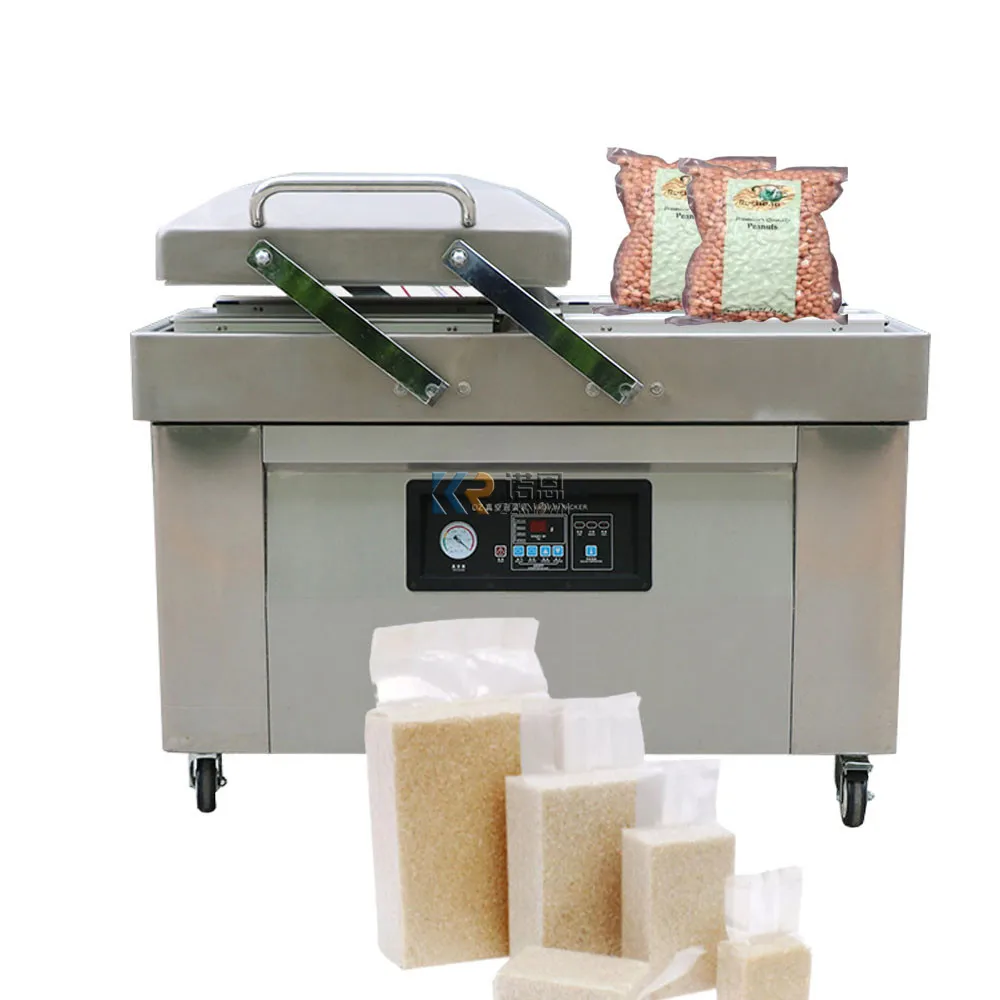 Vacuum Packer Double Chamber Meat Vacuum Packing Machine Food Vegetable Vacuum Sealer Machine Industrial