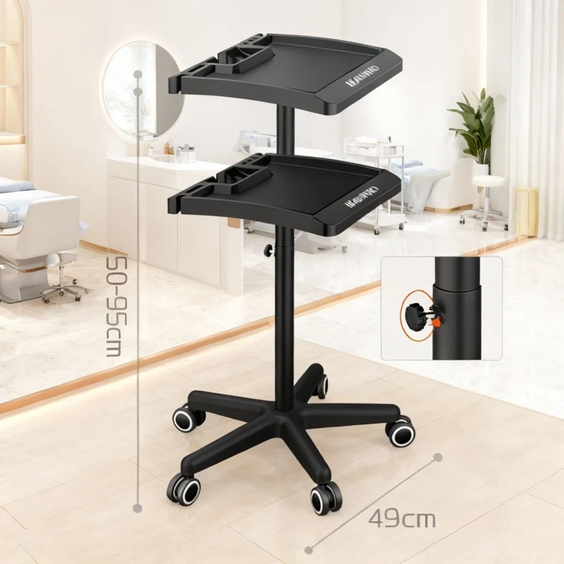 

Transport Cart Professional Hairdressing Trolley Eyelash Extensions Hair Salon Furniture Sexy Shopping Wheelbarrow Wagon Trolly
