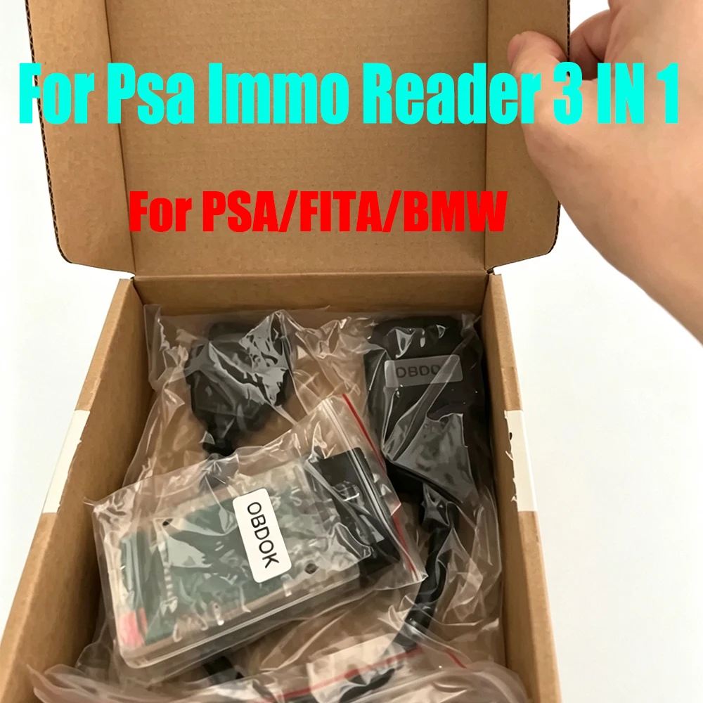 For PSA Immo Reader 3 IN 1 Emergency Start Bypass for Fiat Key Simulator for BMW Force Ignition Tool Read PIN Code Plug and Play
