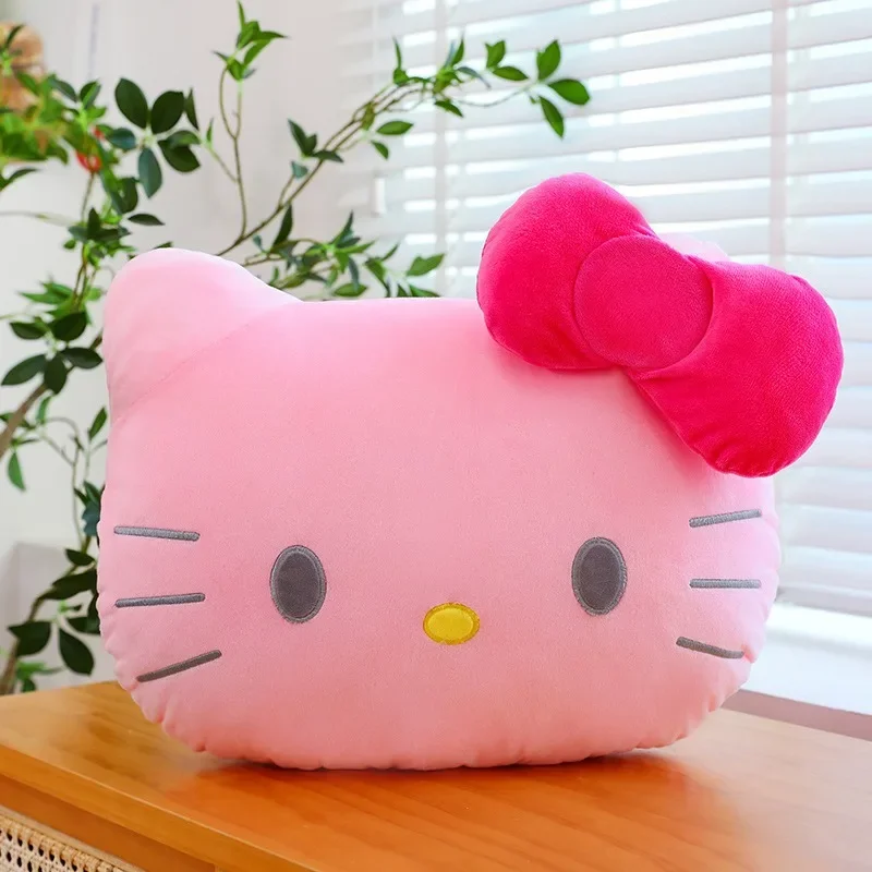 حار مرحبا كيتي رمي وسادة Kawaii أنيمي لطيف سوبر لينة رئيس وسادة أريكة جرلي القلب دمية جميلة ألعاب الموضة للأطفال #5