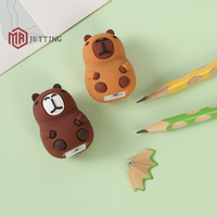 Creative Capybara Pencil Sharpene Pencil Cutting Tools School Supplies Student Stationery Classroom Teacher Rewards Gift