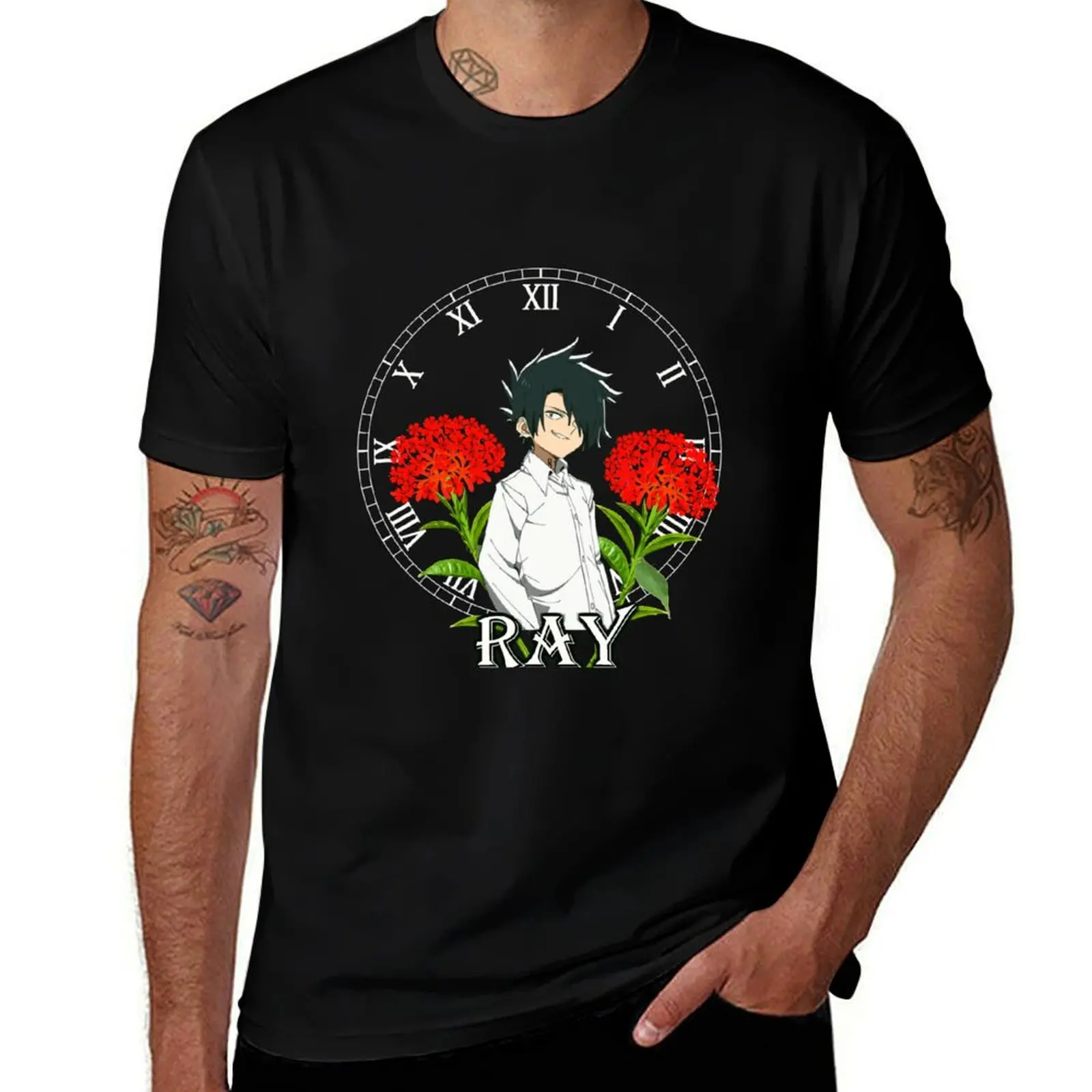 The Promised Neverland Ray T-Shirt Casual Fashion Print Tee Top T-Shirt