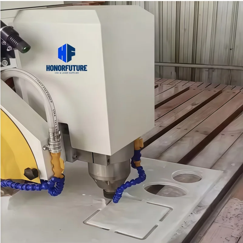 High Efficiency 5 Axis Quartz Granite Marble Stone CNC Milling Cutting Engraving Bridge Saw Machine Cutter Tools 3220 Kitchen