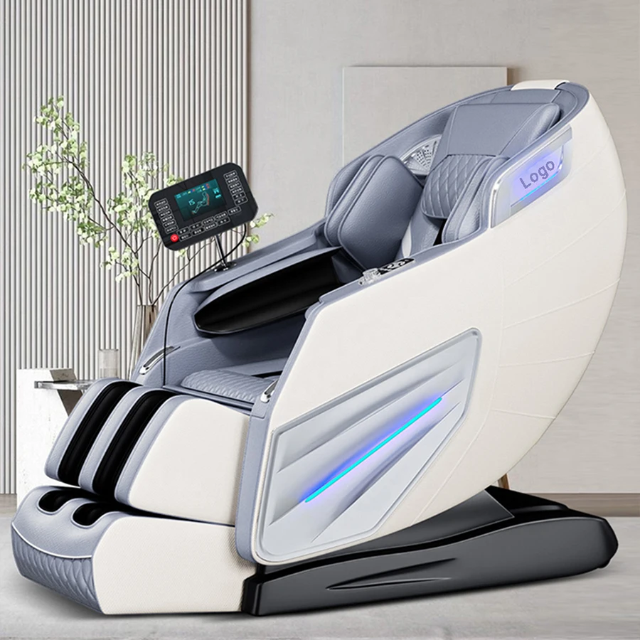 Zero Gravity Luxury 4D Stretch Air Pressure Leather  Full Body Shiatsu & Rolling Kneading Arm Massage Chair