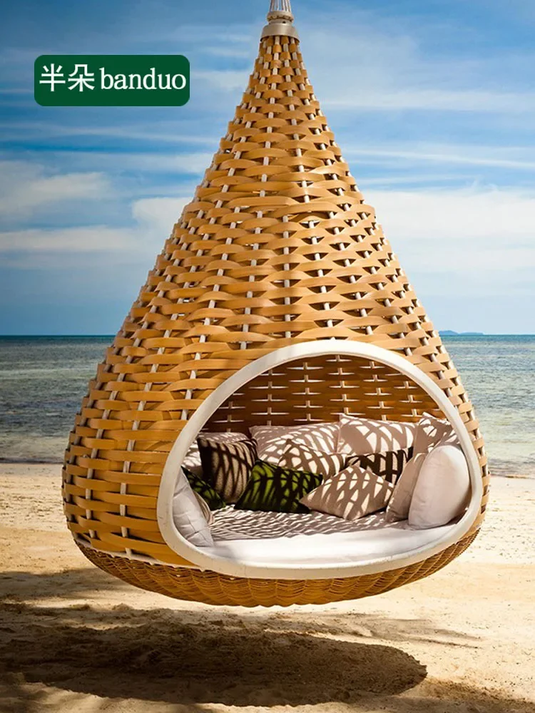 bird cage hammock creative indoor bird nest hanging basket round bed online celebrity rattan chair swing outdoor rattan sofa bed