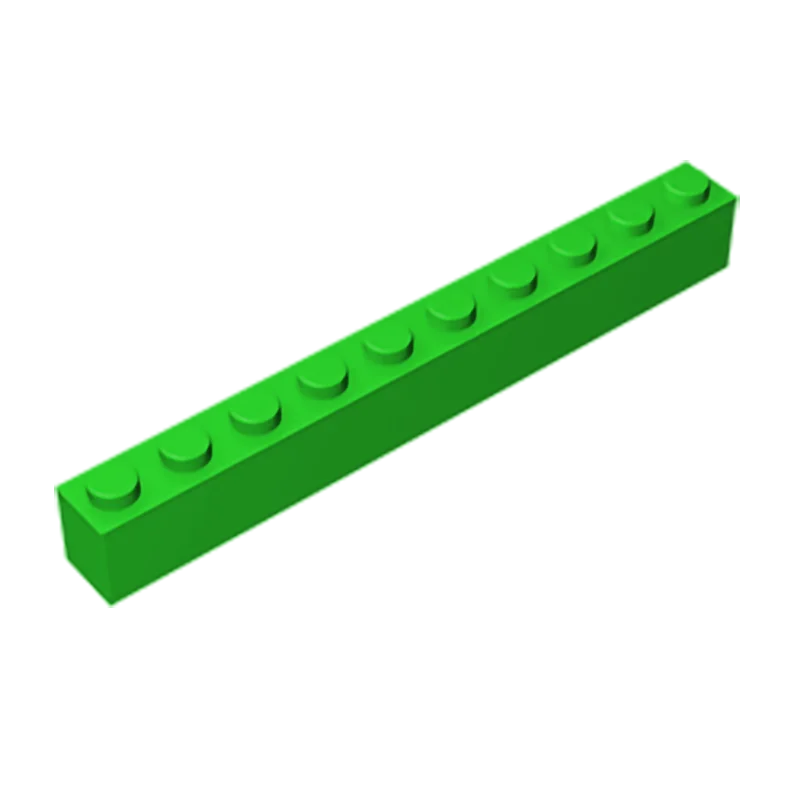 Educational Assemblage Brick GDS-537 Brick 1 x 10 without Bottom Tubes compatible with lego 6111 pieces of children\'s toys Gift