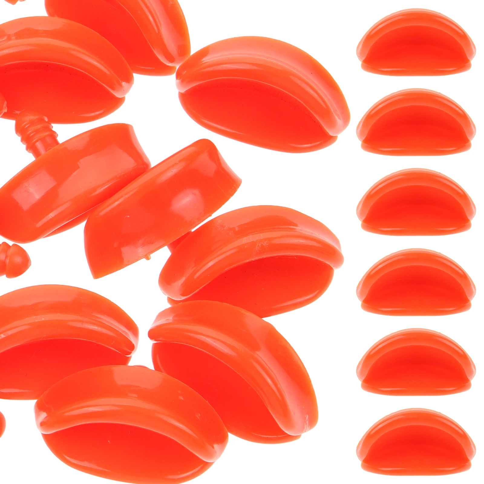 20 szt. Dekoracje do mini dekoracji, plastikowe dzióbki kaczek, akcesoria DIY, wkładki do rękodzieła, plastikowe dzióbki zwierząt, dzióbki do robienia kaczek.