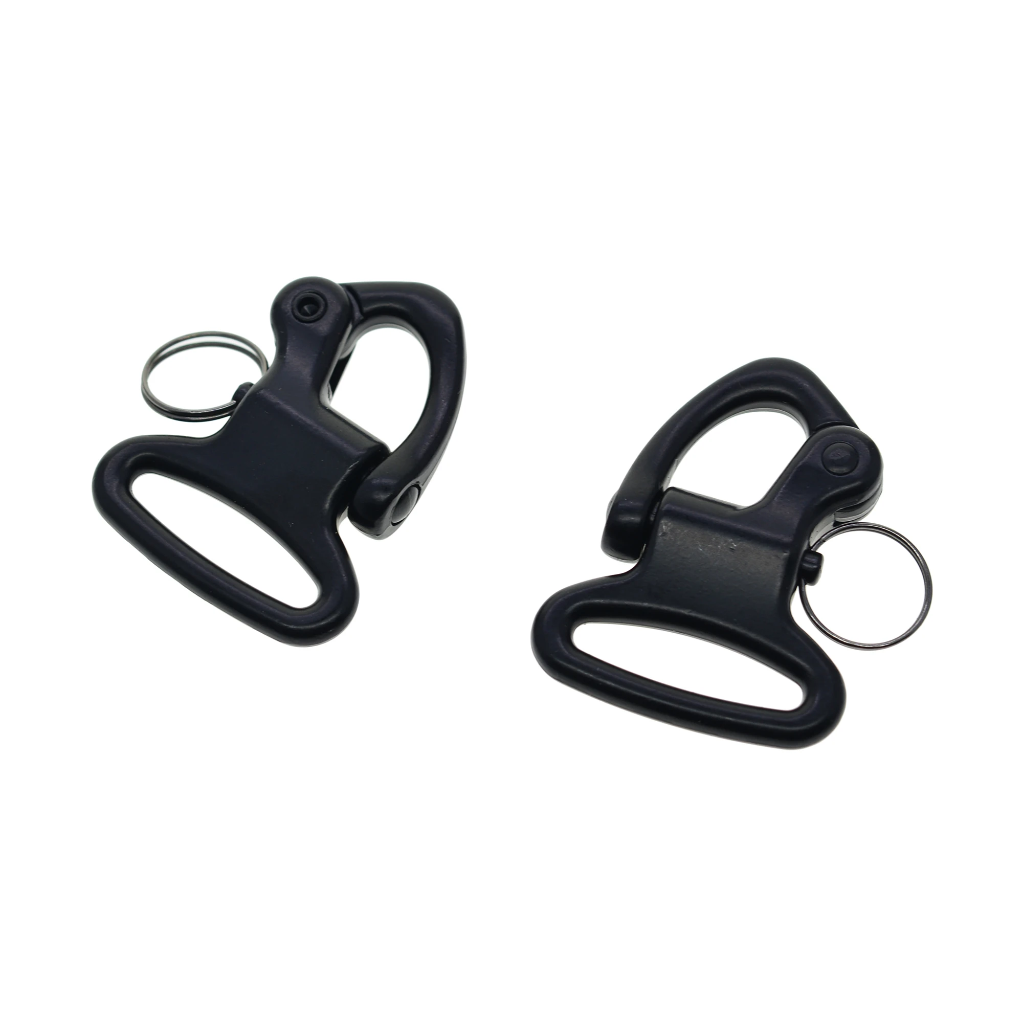 Black solid metal sweden nautical snap pull lock bird eagle carabiner hook shackle connector craft DIY Keychains keyring FOB