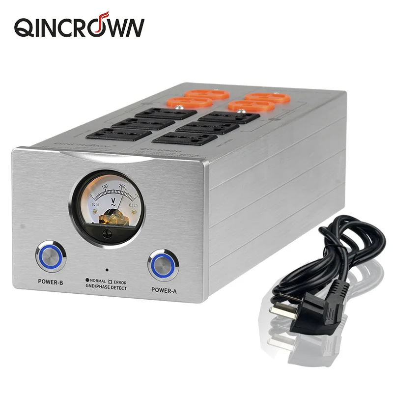 QINGUANUntellig800 High Quality Ient Power Socket Long Duration 6 AC Outlets 15A Rated Current Time Standard Safe Anti-thunder