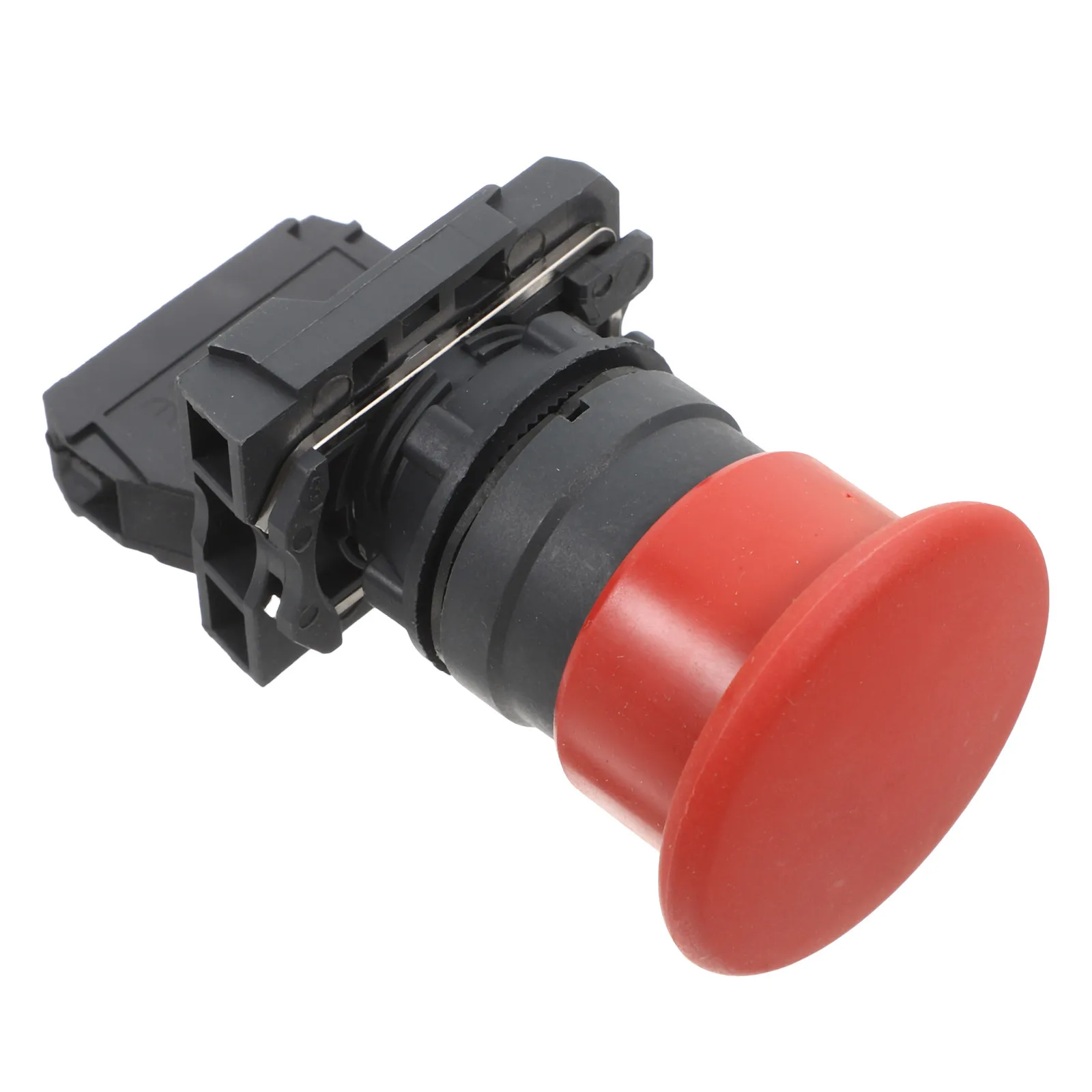 Industrial Emergency Stop Push Button Switch with Conspicuous Red Mushroom Cap for Automatic Control Circuits Safety Protection