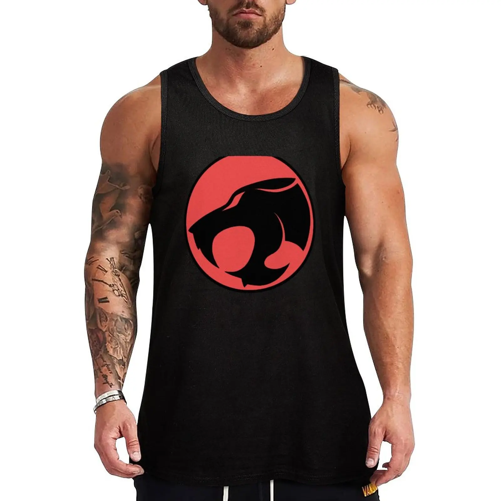 

Cosmocats logo Tank Top Men's gym articles sleeveless tshirts for men Men's summer t-shirt