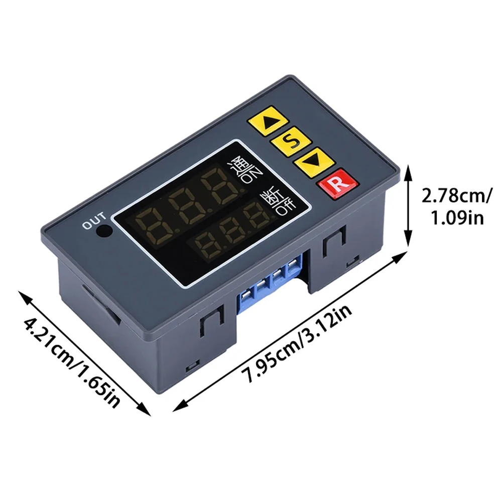 T3231 110V-220V 12V 24V Digital Time Delay Relay LED Cycle Timer Control Switch Adjustable Timing Relay Time Delay Switch