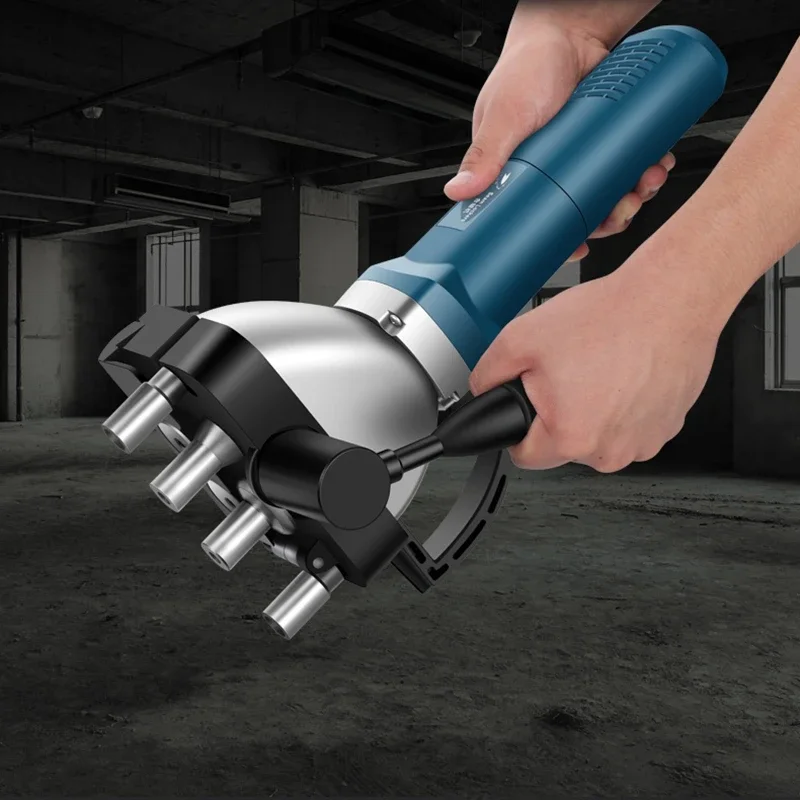 

Portable air duct sewing machine combined foot white iron tin edge press pipe making tool electric sewing machine