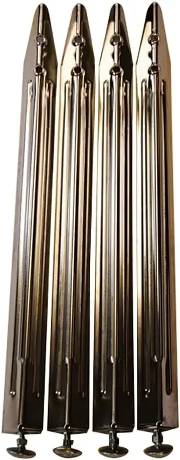 Pinball Legs with Levelers - Chrome - Set of 4