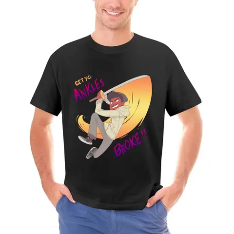 2025 Ny ankomst mode herr rolig t-shirt mode t-shirt Get Yo Ankles Brokie Coryxkenshin herr t-shirt rund hals tryckt t-shirt 10 best sales coryxkenshin merchandise - №4